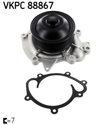 Vodné čerpadlo, chladenie motora SKF